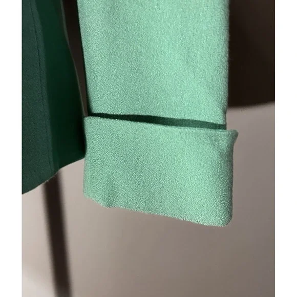 Lily & Taylor Vtg Wool Jacket Mink Womens Sz 16 Kelly Green Blazer Mob Wife EUC Blazers & Suit Jackets